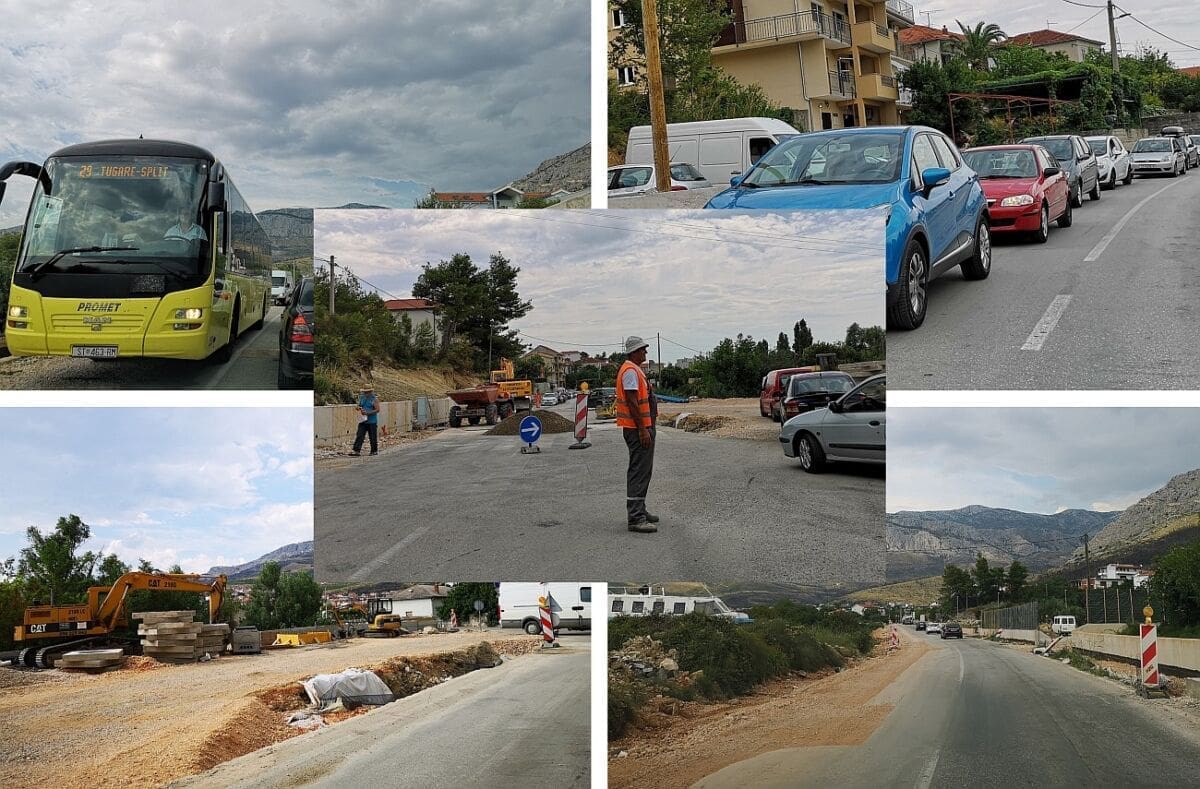 KAMERE I NADZOR DALI REZULTATE Smanjene gužve na cesti između Žrnovnice i magistrale, doznali smo kada bi rekonstrukcija trebala biti gotova