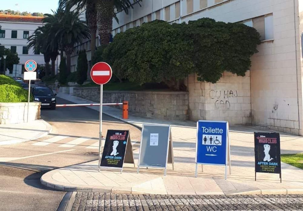 PRST U OKO KOMUNALCIMA Pred Banovinom osvanule ilegalne reklame