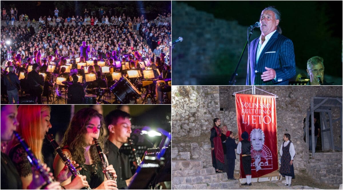 Gradska glazba Zvonimir i Goran Karan spektakularnim koncertom otvorili Solinsko kulturno ljeto