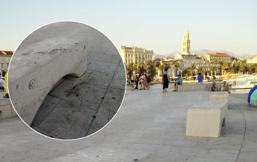 Omiljeno okupljalište mladih Splićana prekriveno šporkicom i ptičjim izmetom, a evo i zašto