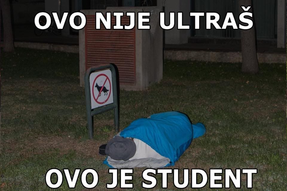 STUDENTI OGORČENI: "U domu ima mjesta za ultraše i rodijake, ali ne i za studente"