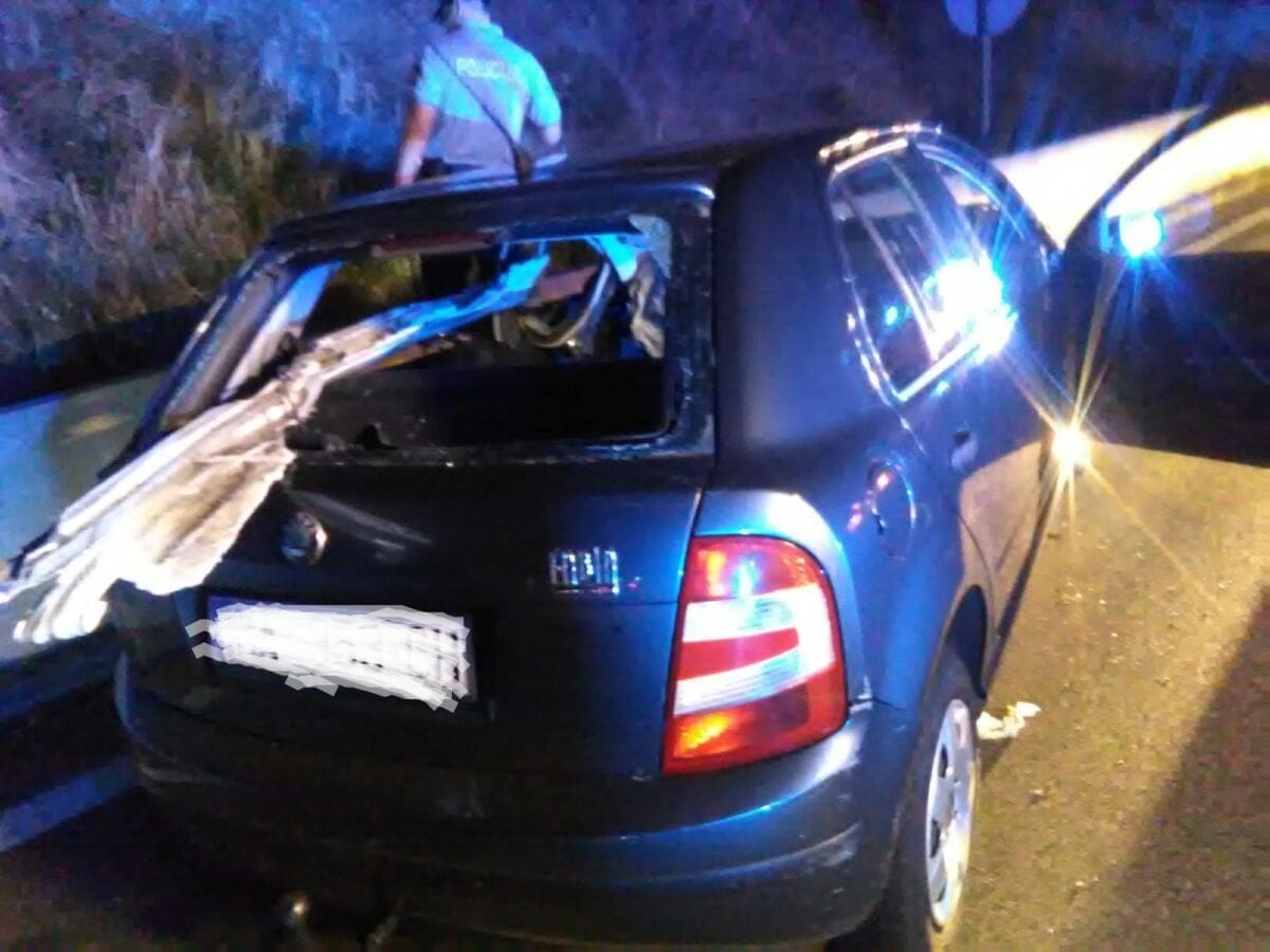 Vatrogasci izvlačili unesrećenog: Prometna nesreća na Jadranskoj magistali iznad Promajne