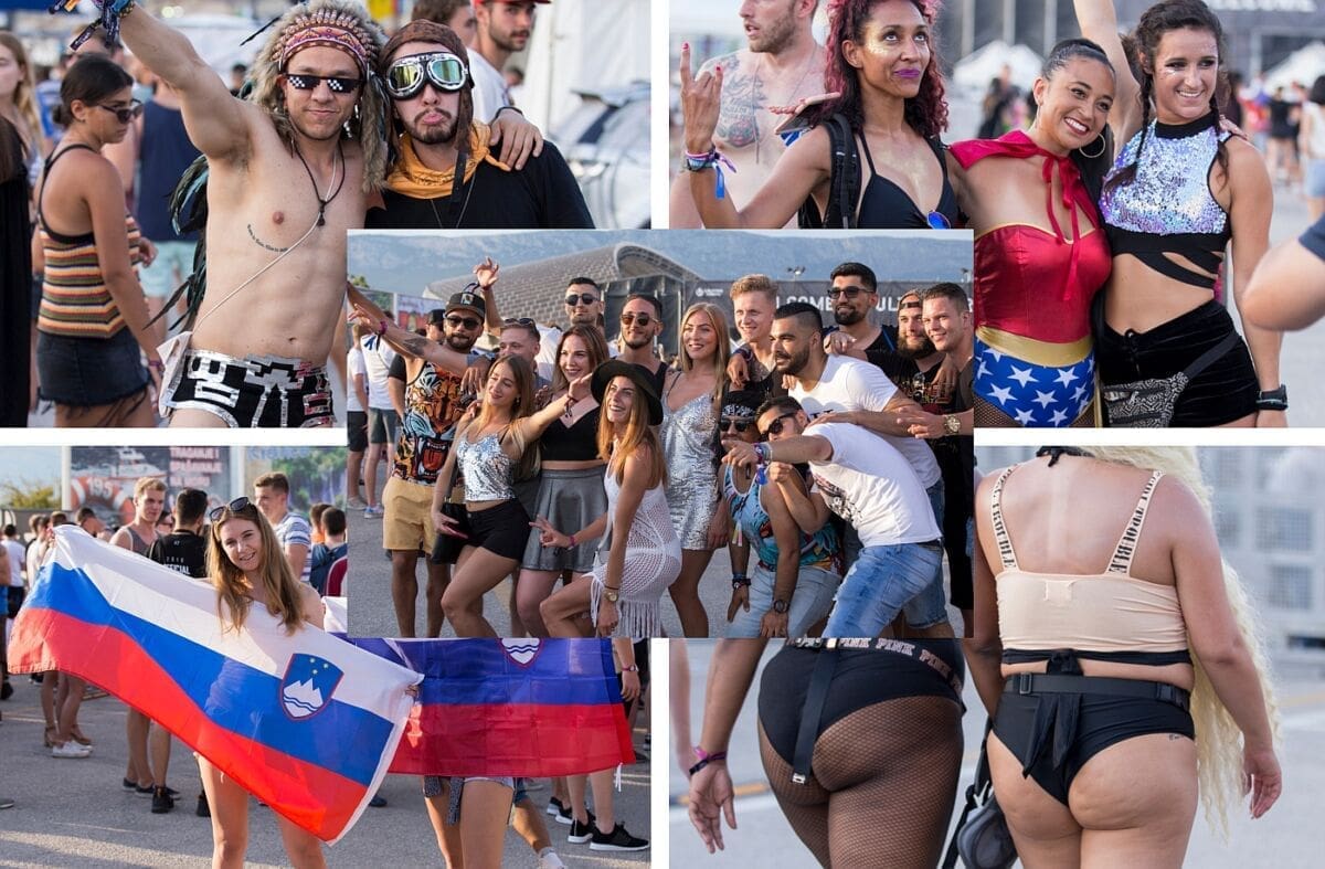 POČELO ULTRA "LUDILO" Na Poljudu partijaneri iz svih krajeva svijeta, dress code na granici golotinje