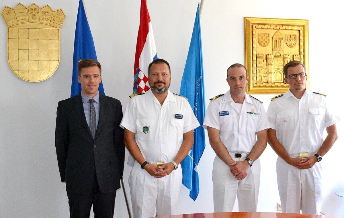 Zapovjedni brod NATO-a u Splitu: "Njemačka i Hrvatska imaju kvalitetnu i dobru suradnju"