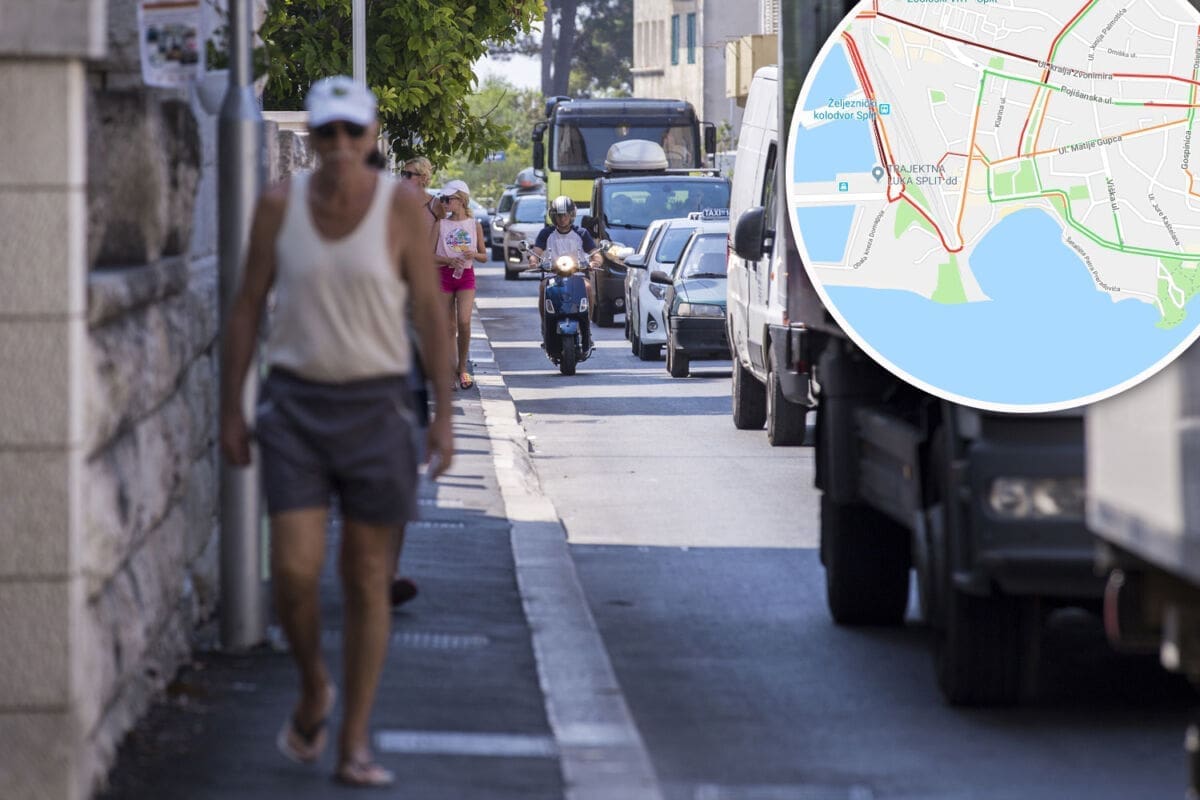 VELIKE GUŽVE Promet u Zvonimirovoj jedva pokretan, ponovno gužve od Omiša prema Splitu