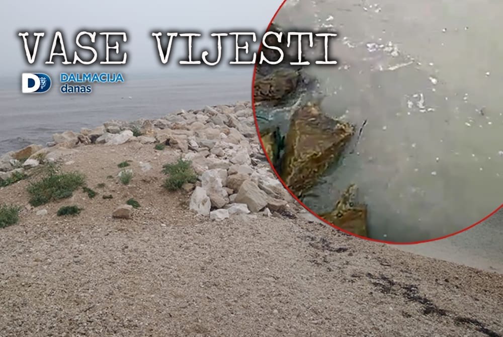 ZA NE POVJEROVATI Novi slučaj izlijevanja fekalnih voda u more u Kaštelima: "Ovuda na dane doslovno plutaju govna"