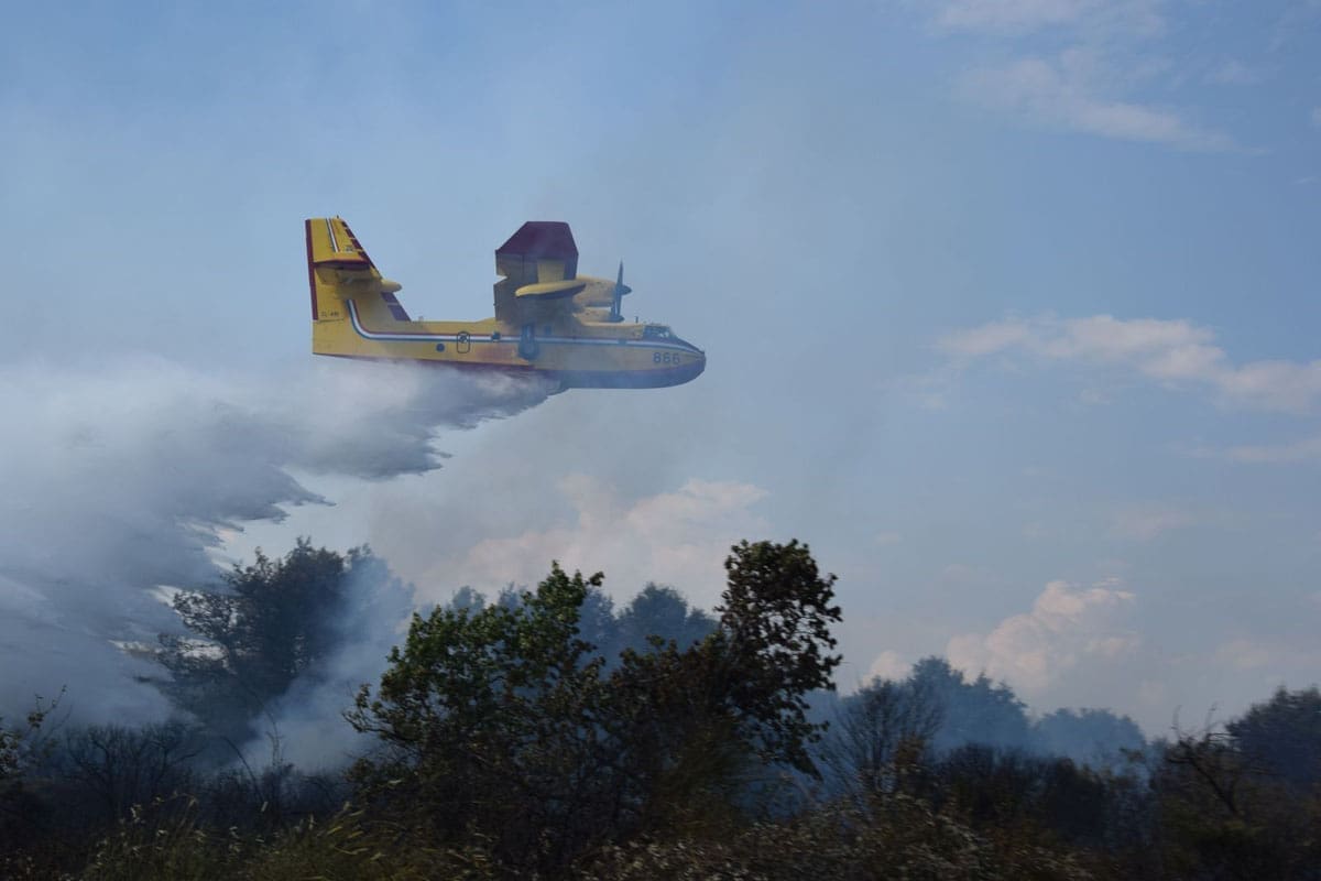 Požar kod Zadvarja gasilo 20 vatrogasca i jedan airtractor