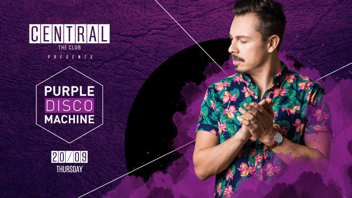 GLAZBENA POSLASTICA U KLUBU CENTRAL Večeras stiže poznati njemački DJ Purple Disco Machine!