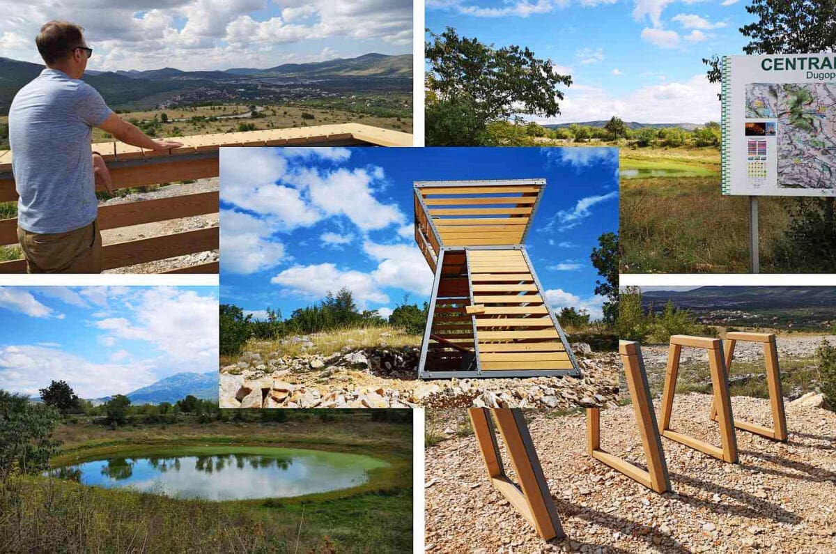 RAJ ZA BICIKLISTE Od klupa za odmor do vidikovca: Pogledajte suvremena biciklistička odmorišta u Dugopolju