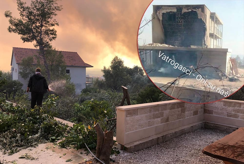 PELJEŠAC I DALJE NEZAUSTAVLJIVO GORI Na požarište stigli zagrebački vatrogasci!