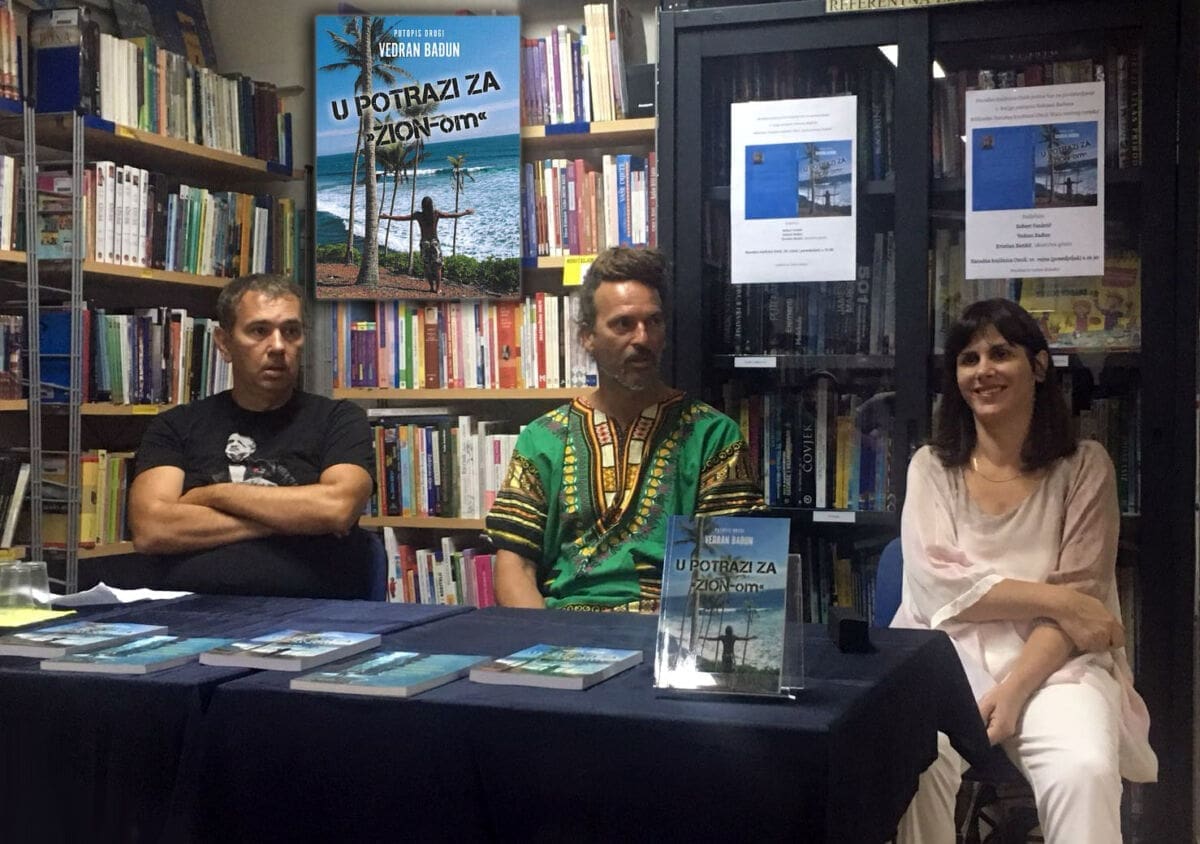Omiš: Predstavljena druga knjiga putopisa Vedrana Bađuna "U potrazi za ZION-om"
