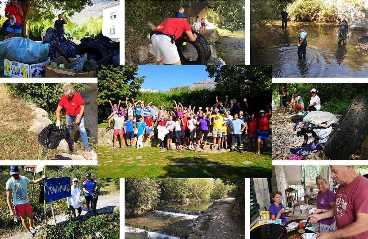 NIKAD USPJEŠNIJA SPLITSKA ZELENA ČISTKA Rijeka Žrnovnica očišćena od izvora do ušća, sudjelovalo čak stotinjak volontera!