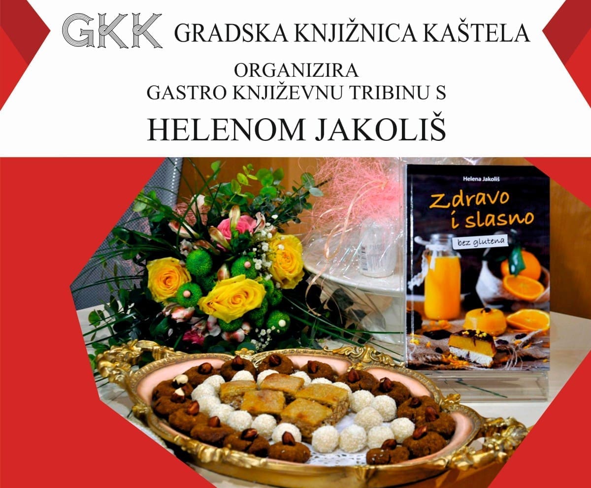 Kaštela: književna gastro tribina s Helenom Jakoliš uz predstavljanje knjige