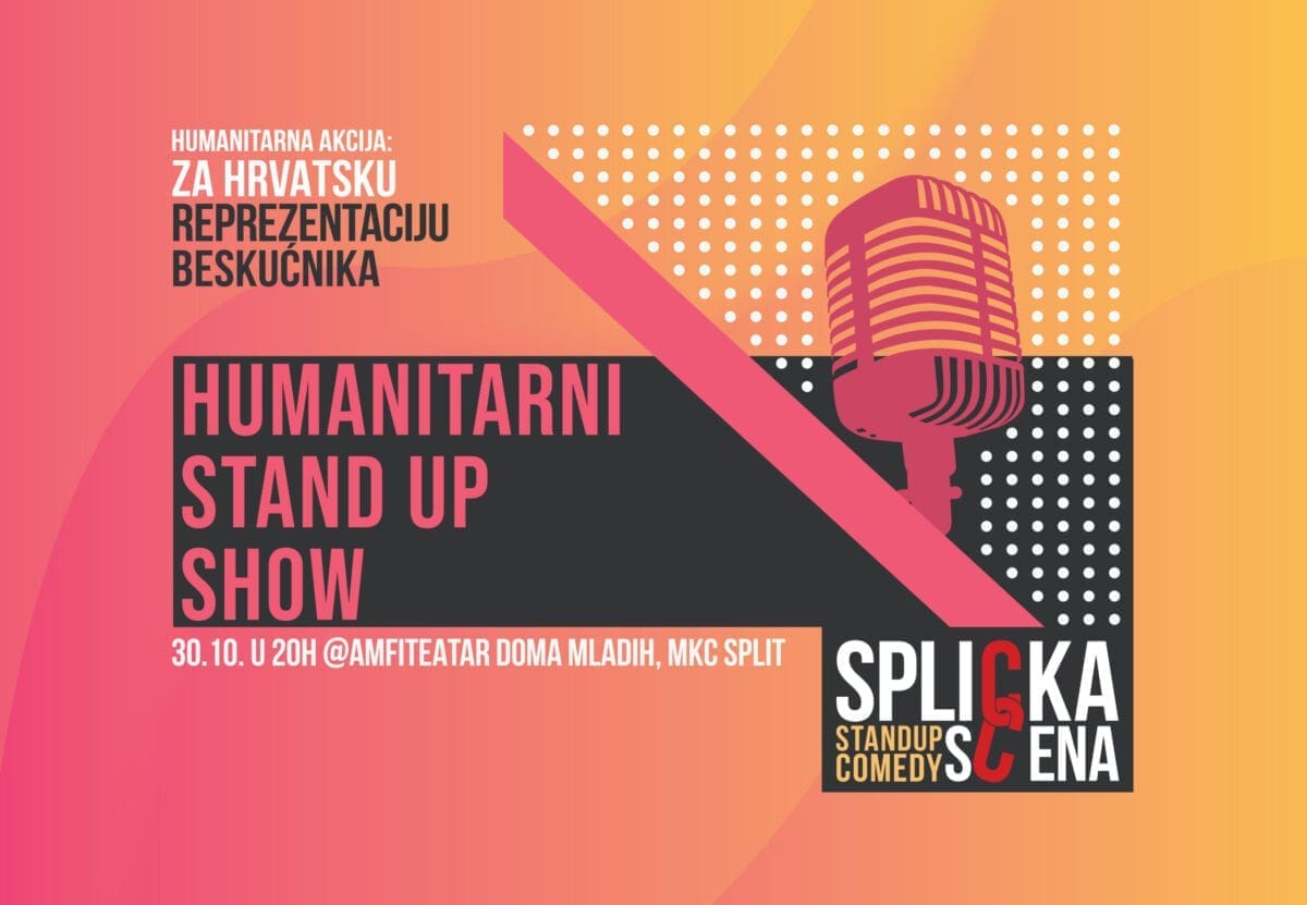 SMIJEHOM DO SVJETSKOG Splitska stand-up scena nastupa za Hrvatsku reprezentaciju beskućnika