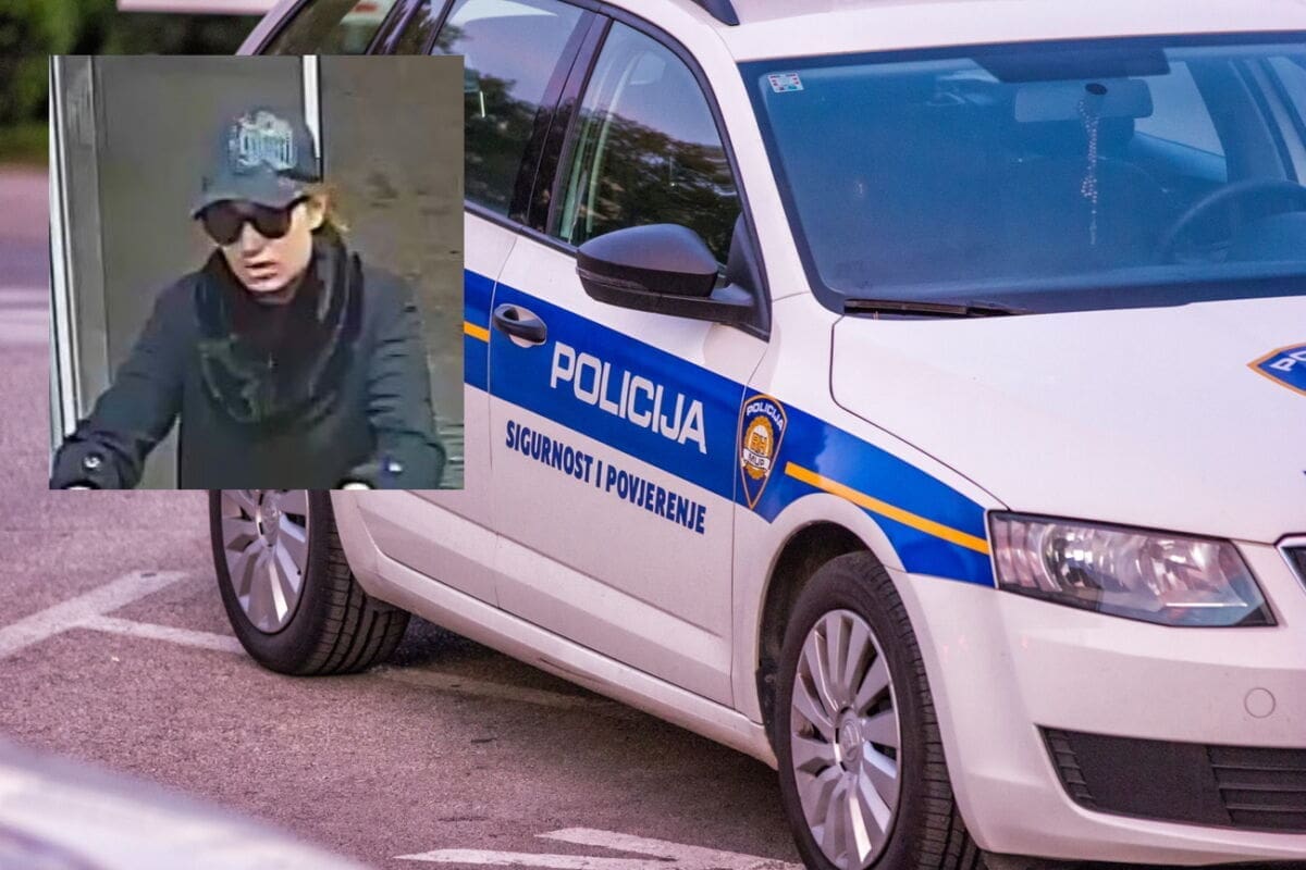 POZNAJETE LI JE? Policija traži osobu koja se dovodi u vezu s razbojništvom na benzinskoj postaji Dugopolje