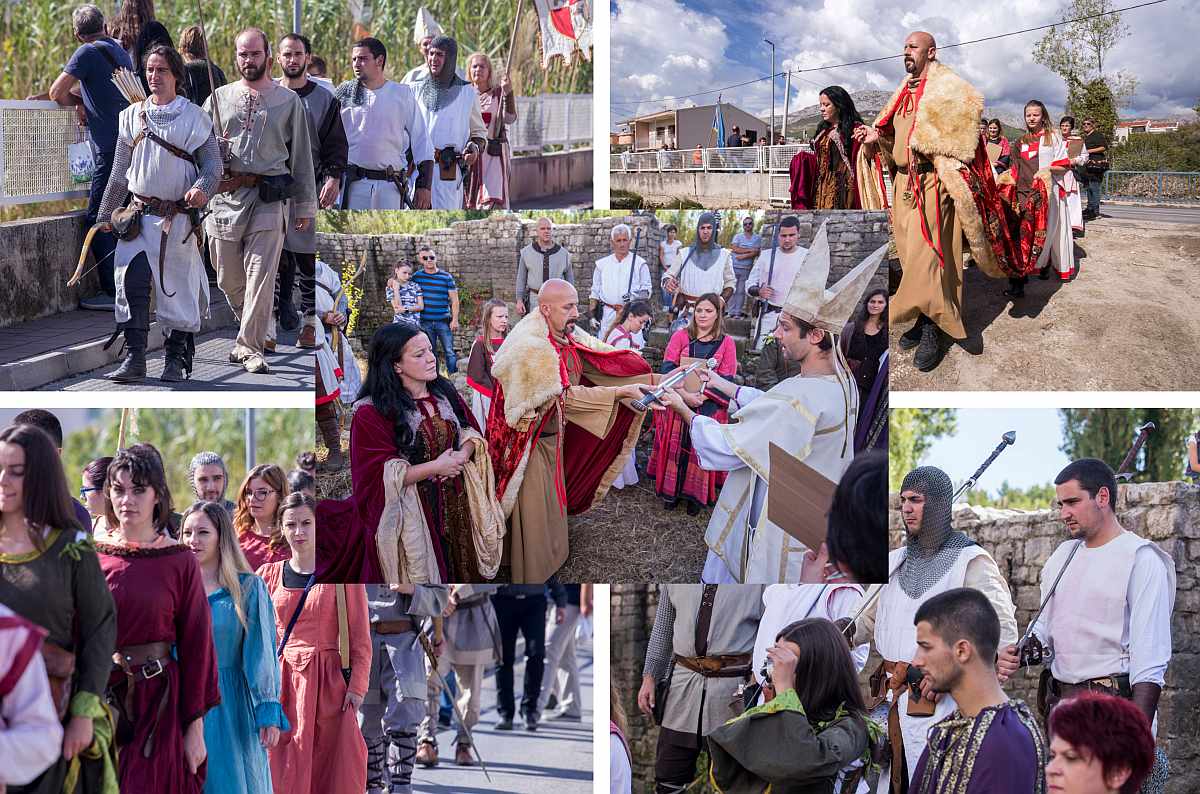 SJEĆANJE NA SLAVNU PROŠLOST SOLINA I KLISA Pogledajte kako je izgledalo uprizorenje krunidbe kralja Zvonimira