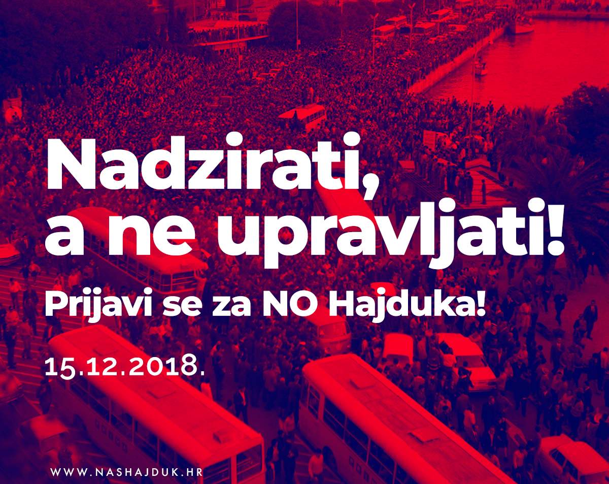YES(i) za NO? Naš Hajduk poziva kandidate da se prijave na natječaj