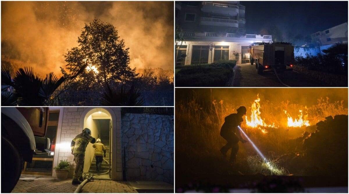 Evo kako je izgledala buktinja na Žnjanu, vatrogasci i nogama gasili požar