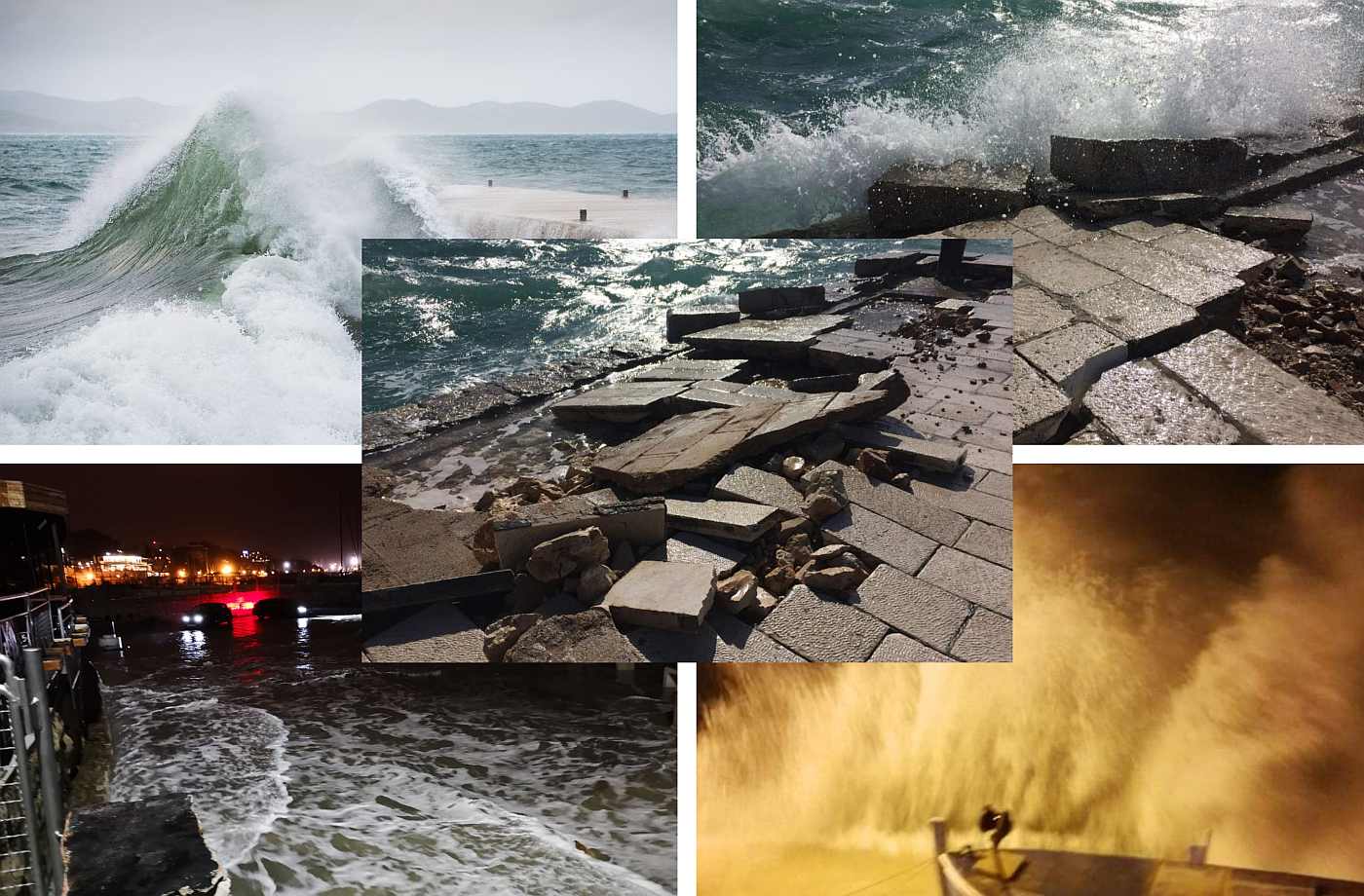 KRŠ I LOM Milijunske štete u Dalmaciji: Devastirana zadarska riva, potopljene brojne brodice, iznad Šibenika izmjereno 180 km/h!