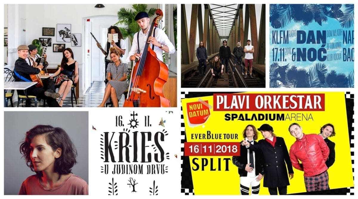 KAMO ZA VIKEND? Plavi Orkestar, Kries, Ogenj, Swingin 4, KLFM Radio Dan & Noć
