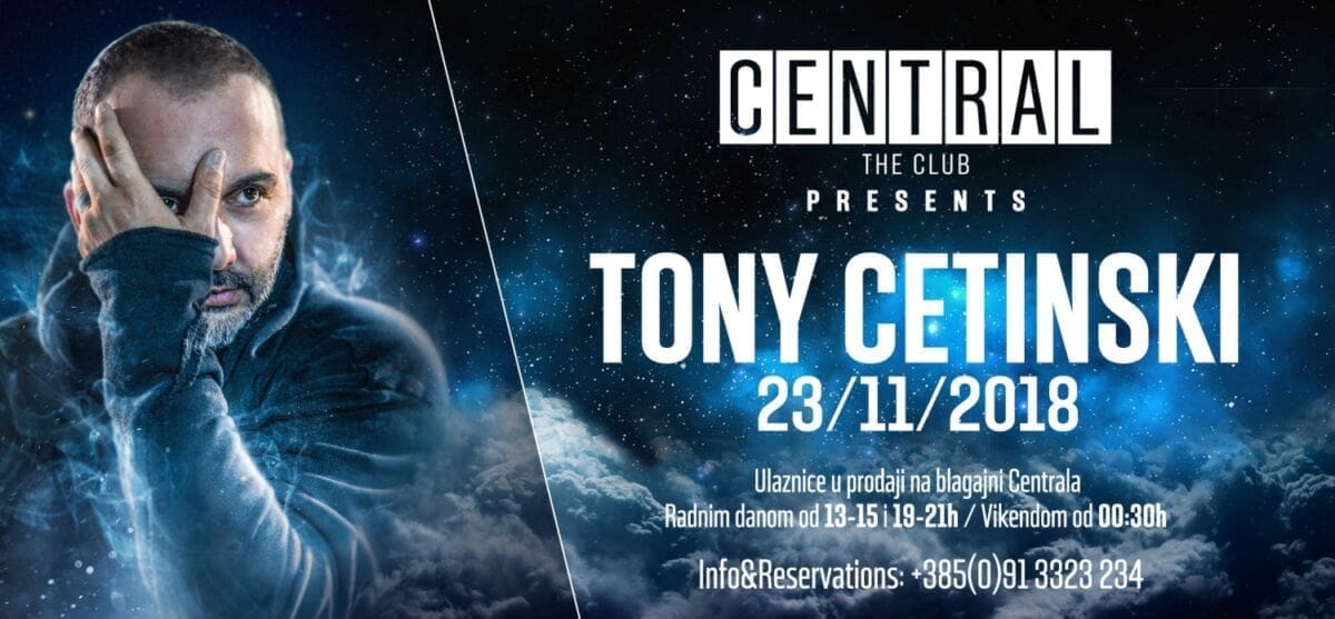 Ne propustite spektakl Tonija Cetinskog u Centralu!