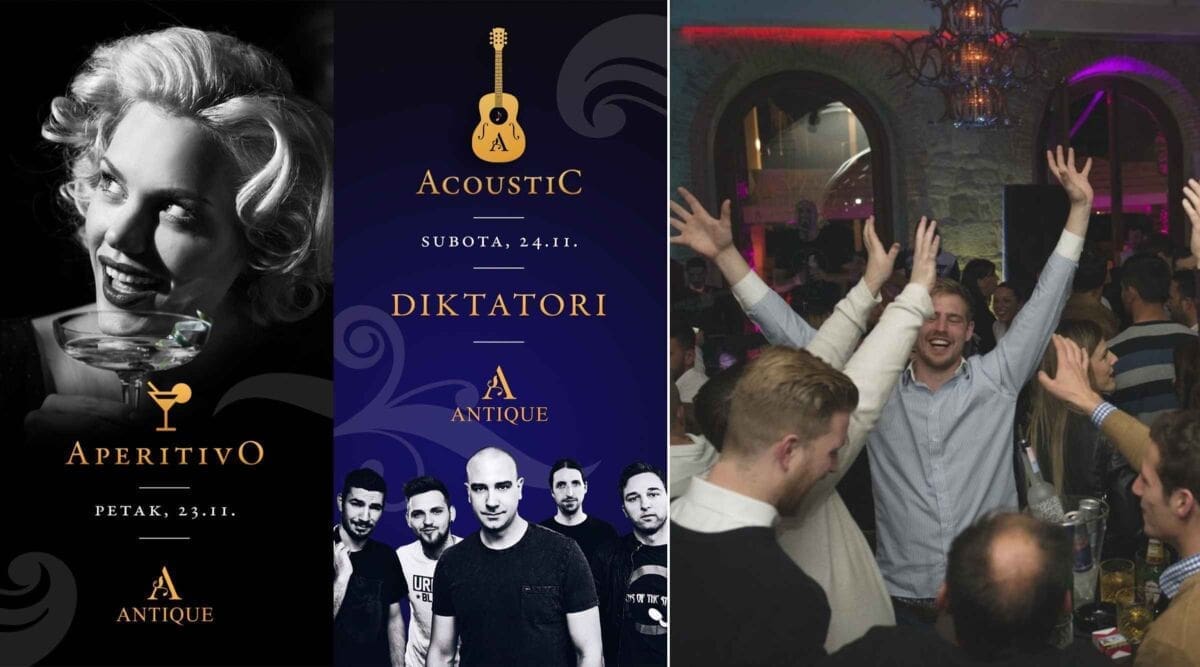 Vrhunska atmosfera, ulaz slobodan: U Antique baru ovog vikenda “Aperitivo" & "Antique acoustic"
