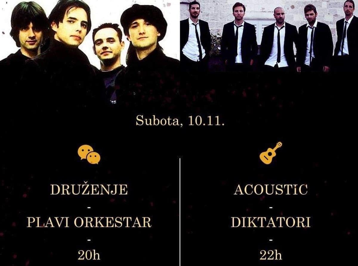 VEČERAS SVI U ANTIQUE Druženje s Plavim orkestrom i Diktatori