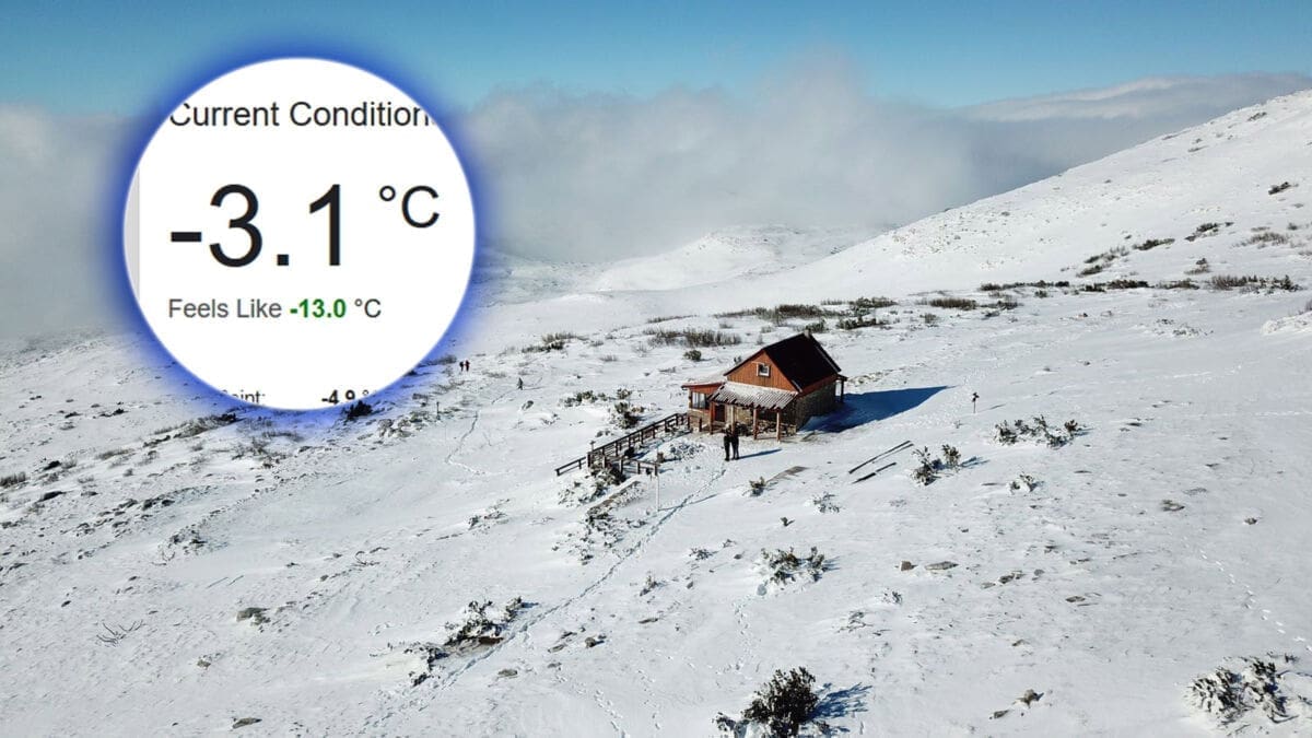 Počelo zahlađenje: Na Dinari noćas osjet hladnoće minus 13 stupnjeva!