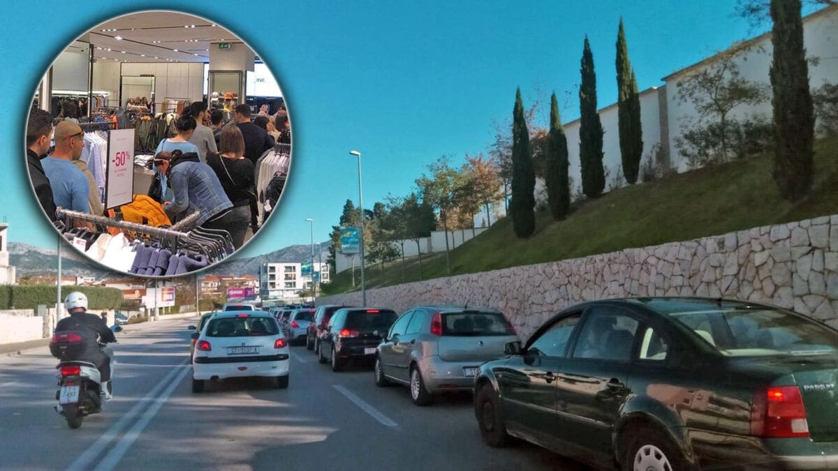 VELIKE GUŽVE Shopping manija od jutra zakrčila brojne ceste u Splitu i okolici!