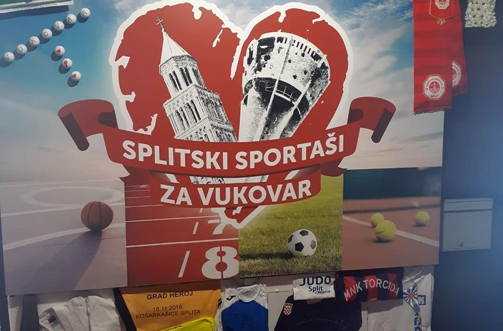 DANI SPORTA GRADA SPLITA Niz štandova, radionica i akcija "Splitski sportaši za Vukovar"