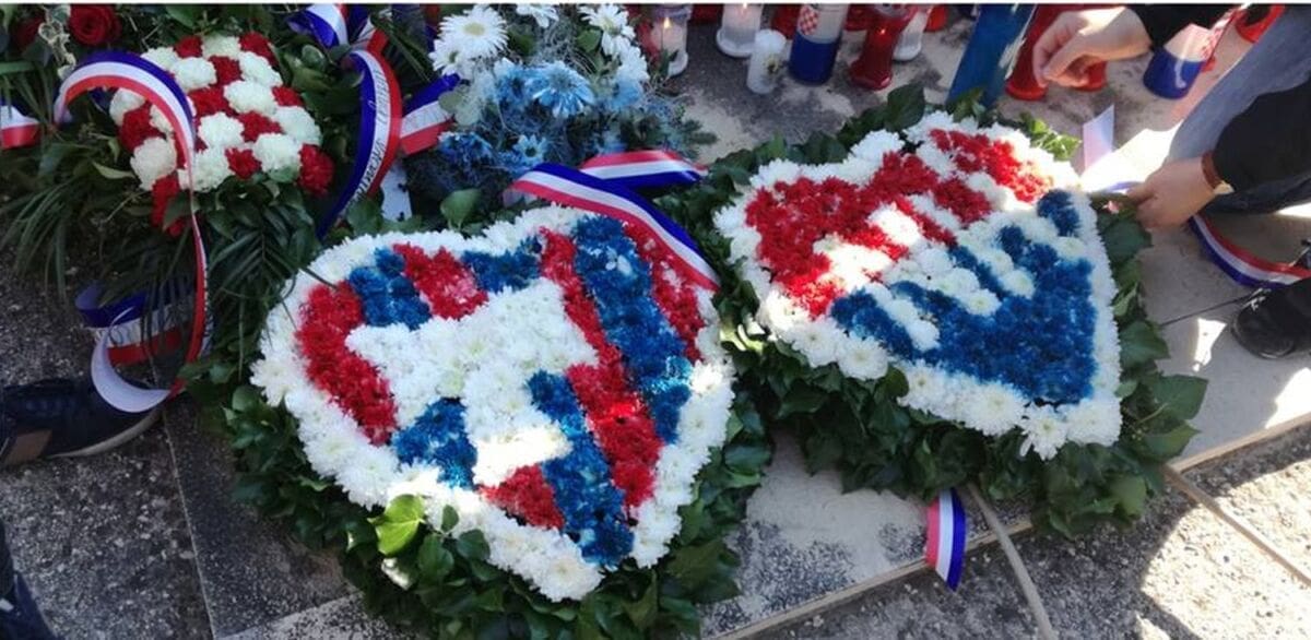 Udruga Naš Hajduk odala počast žrtvama Vukovara i Škabrnje