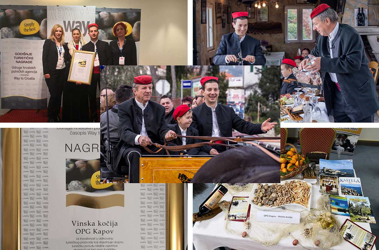 KAŠTELANSKA "VINSKA KOČIJA" POMELA KONKURENCIJU: OPG Kapov ima najbolji inovativni turistički projekt u Hrvatskoj!