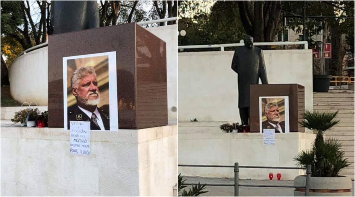 PRALJAK OSVANUO NA TUĐMANOVOM SPOMENIKU Evo što je nepoznati autor poručio