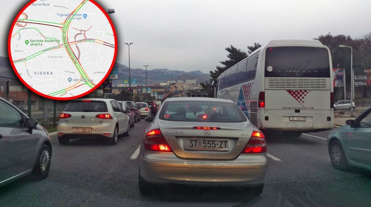 Zbog stanja na splitskim prometnicama reagirala policija: "Stvaraju se izrazite gužve i zastoji"