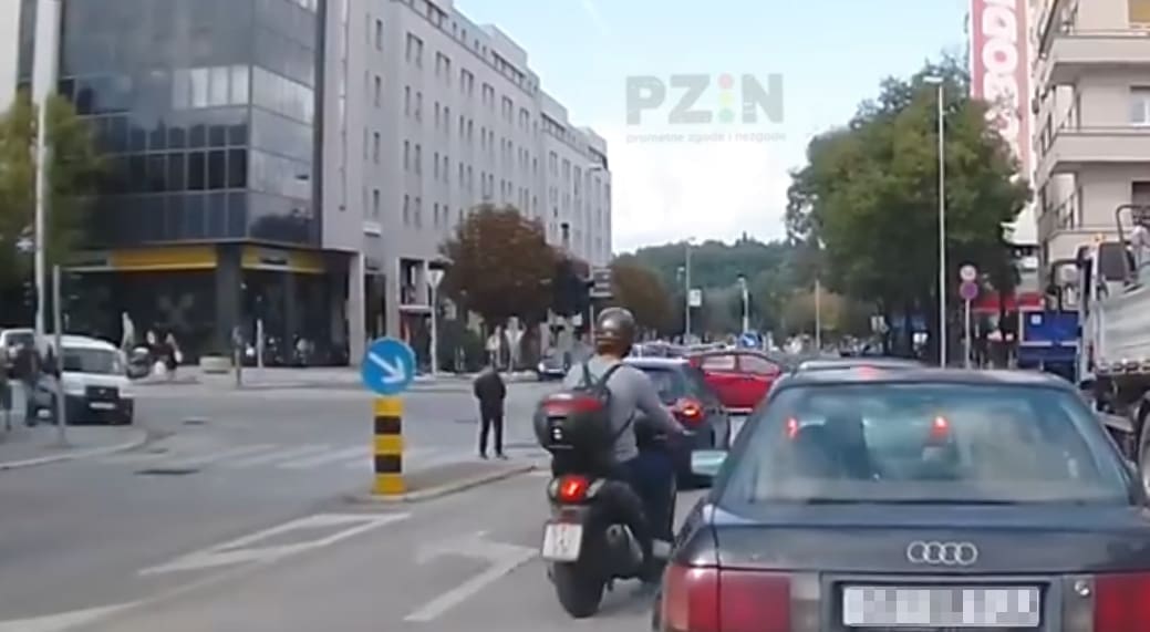SPLIT Zamalo oborio prometnog policajca na opasnom križanju