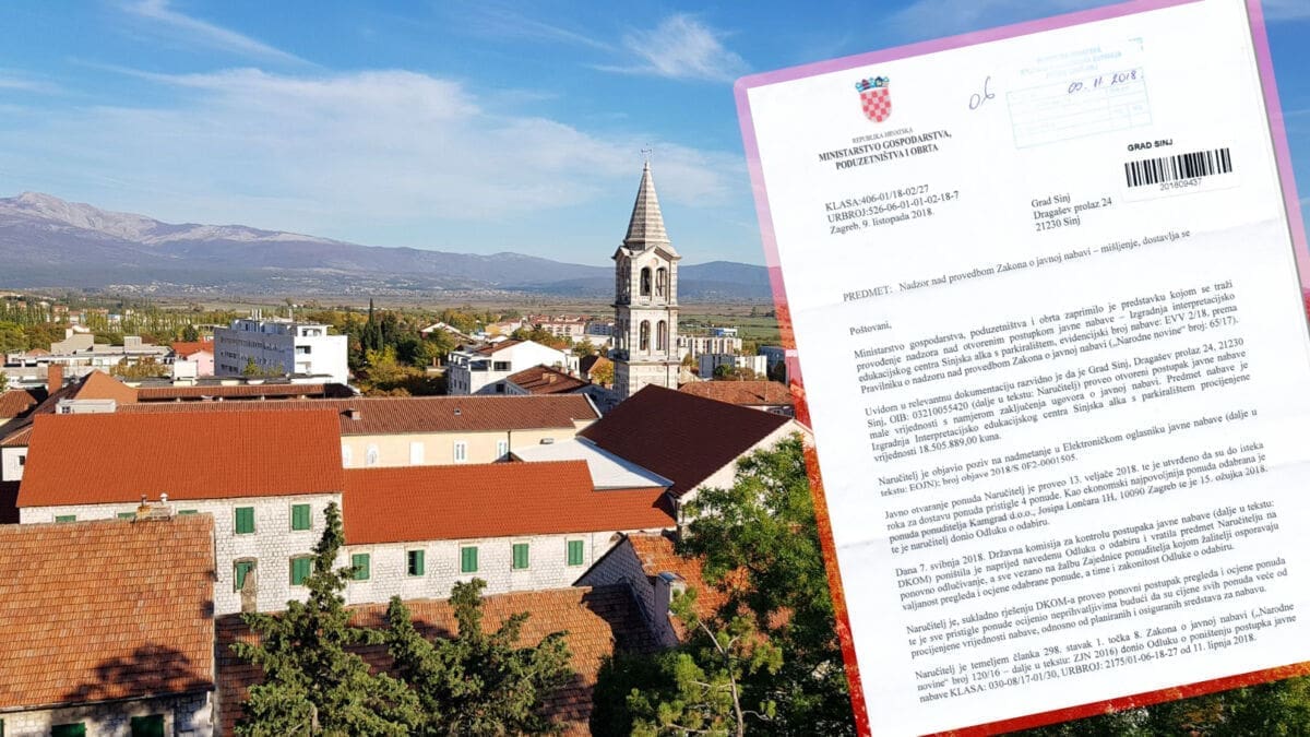 Ministarstvo gospodarstva: "Nisu utvrđene nepravilnosti u postupku javne nabave za izgradnju IEC-a Sinjska alka"