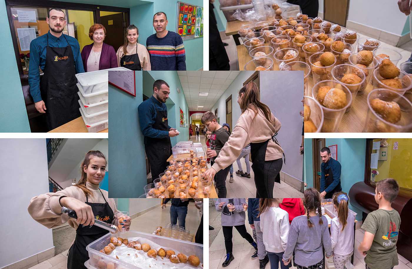 TRAŽILA SE PORCIJA VIŠE Splitska slastičarnica iznenadila školu: Učenicima OŠ Manuš podijeljena 33 kilograma slasnih fritula!