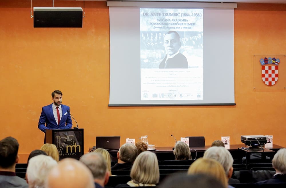U Zagrebu održana svečana akademija povodom 80. godišnjice smrti Ante Trumbića