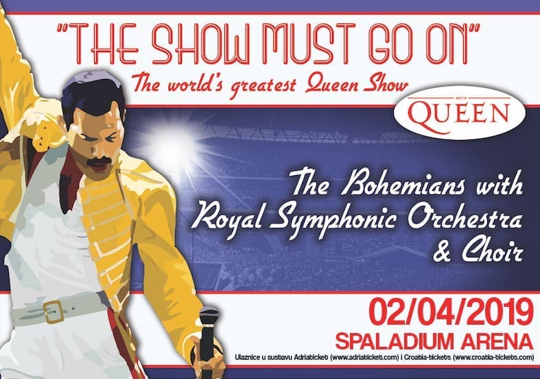 "THE SHOW MUST GO ON – THE QUEEN SHOW" Nezaboravni rock spektakl u Spaladium Areni