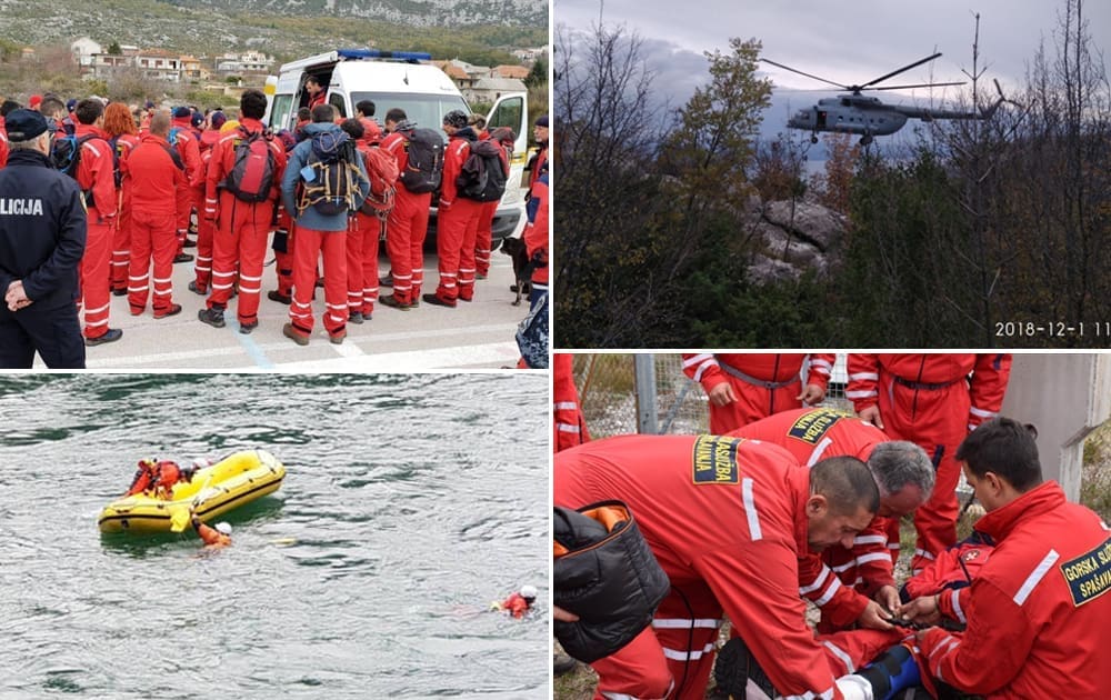 IMPRESIVNA SNAGA Preko 140 spašavatelja velikom vježbom obilježilo 62. rođendan splitskog HGSS-a
