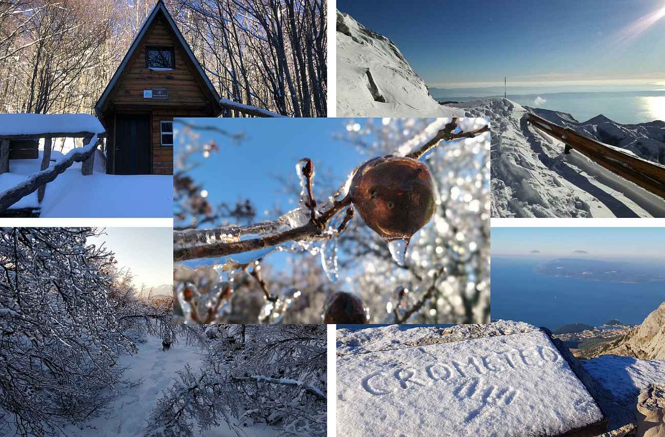 Sunčana nedjelja otkrila "snježni raj" u planinama, ali i posljedice ledene kiše u okolici Imotskog