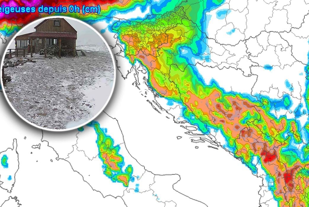 PAST ĆE POLA METRA SNIJEGA Današnji snijeg u planinama samo je uvod u prave zimske scenarije sljedeći tjedan