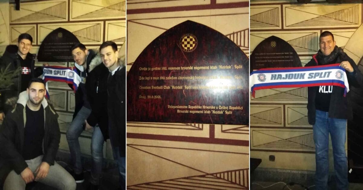 Pogledajte čestitku upućenu čitateljima Dalmacija Danas iz legendarne pivnice u kojoj je osnovan Hajduk!