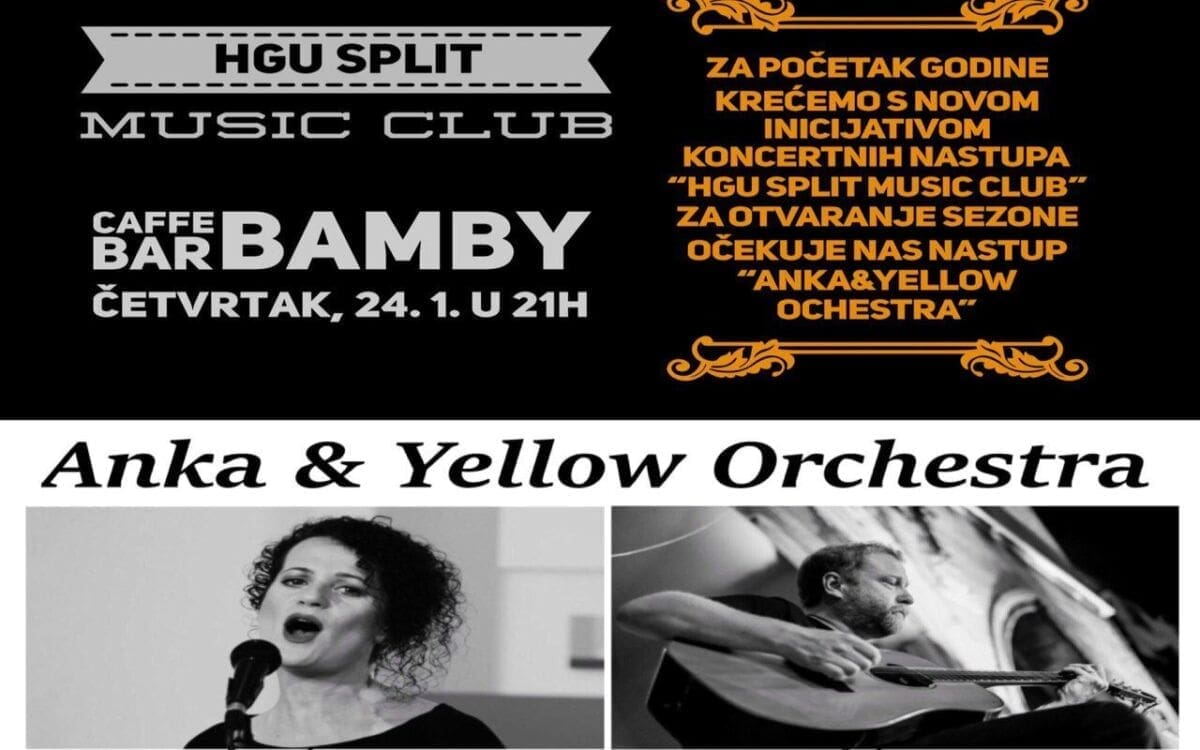 Ovog četvrtka u Caffe baru Bamby na Spinutu otvara se sezona "HGU Split music club"