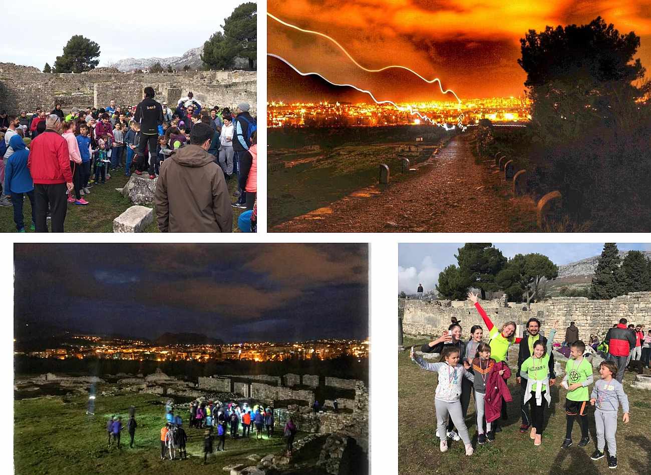 KONTRA KIŠI I HLADNOĆI Pogledajte kako je izgledala čarobna noćna trail utrka u antičkoj Saloni