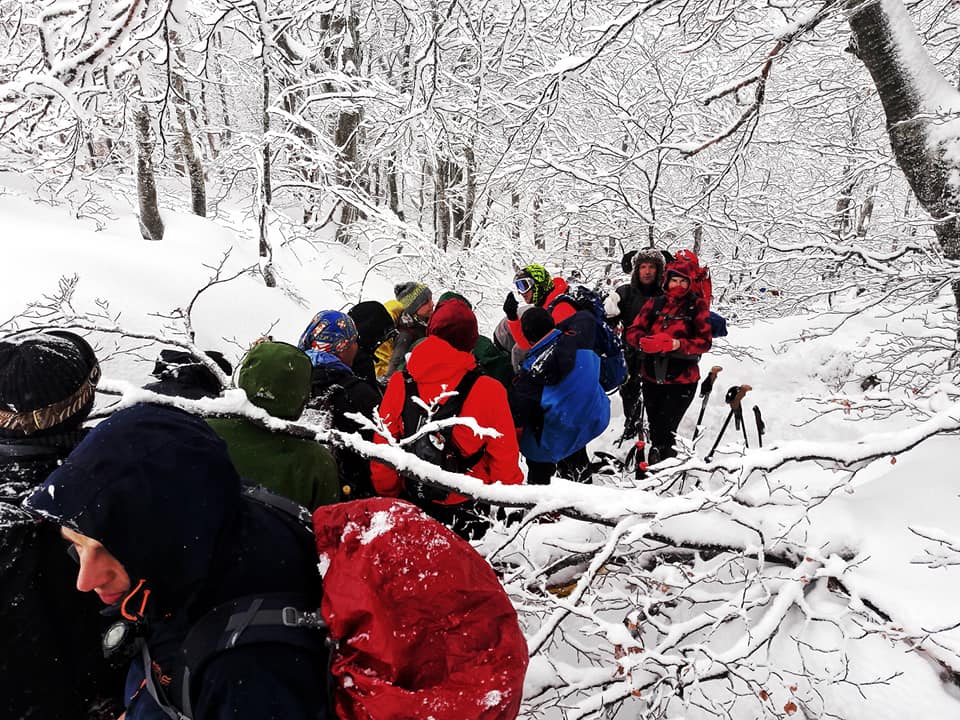 BILI SMO NA KONJU Popeli smo se na Kamešnicu, prkoseći snijegu, vjetru i - 13 stupnjeva Celzijusovih