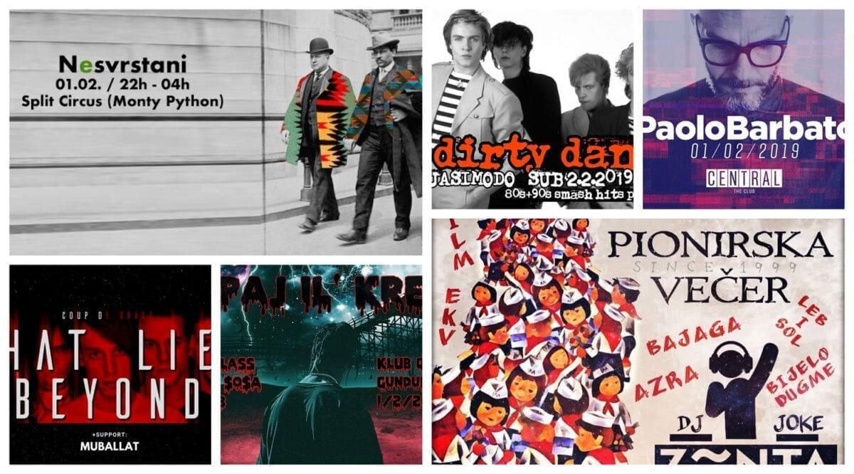 KAMO ZA VIKEND? Pionirska večer, Nesvrstani, Paolo Barbato, Trepaj il' krepaj, Dišpetak