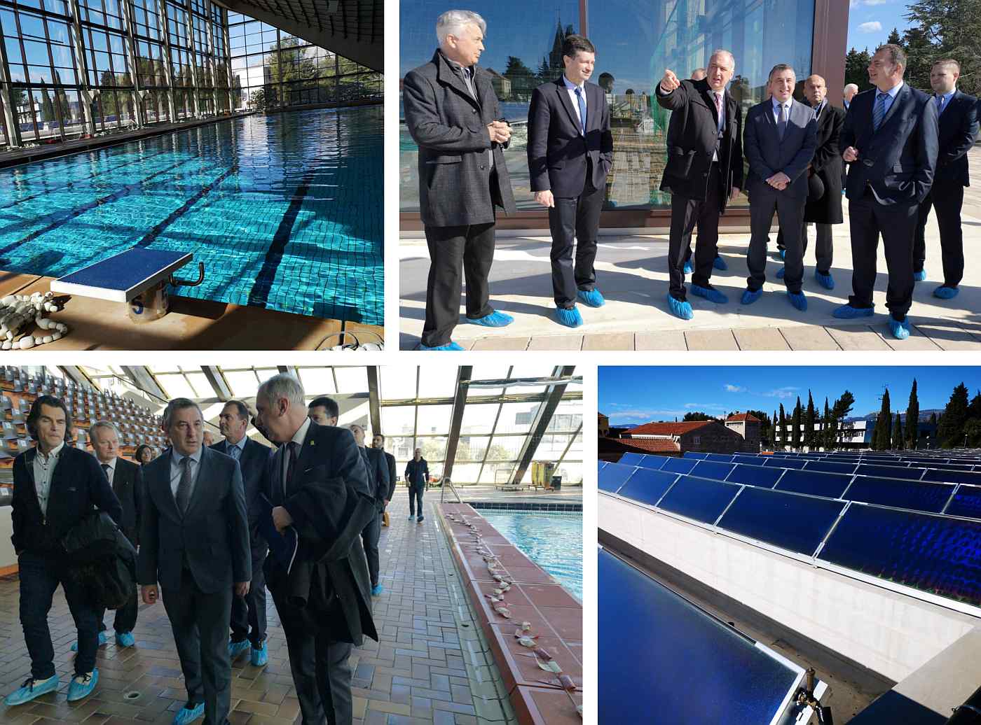 DO KRAJA SEZONE UŠTEDA 3 MILIJUNA KUNA? Uspjeh energetske obnove: Ministar, župan i gradonačelnik obišli bazene na Poljudu