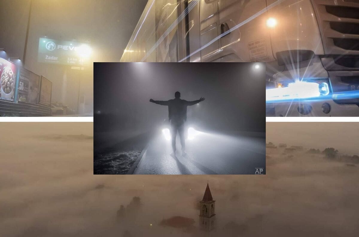 Prekrasni prizori: Magla "progutala" Šibenik i Zadar