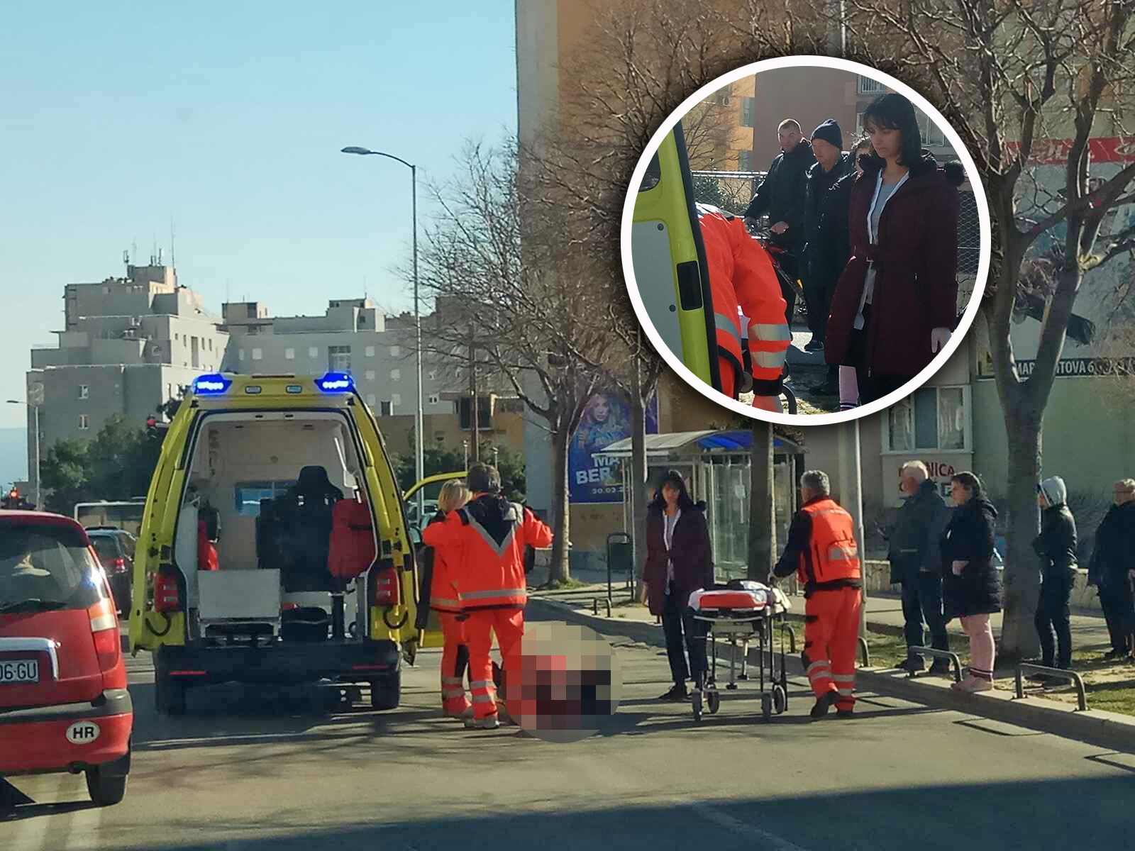 PROMETNA U VELEBITSKOJ Taksist naletio na skuter, vozač motocikla hitno prebačen u bolnicu